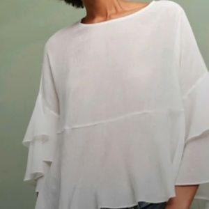 Anthropologie Flowy Blouse